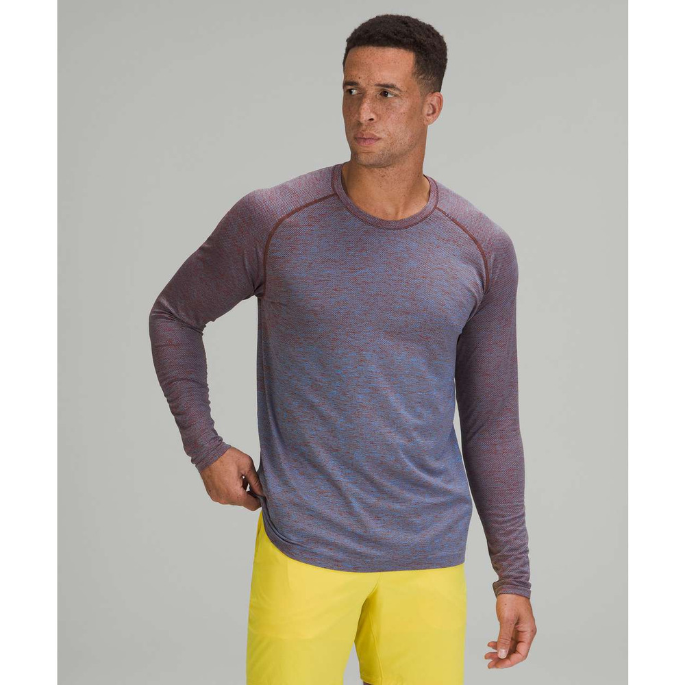Lululemon Metal Vent Tech Long Sleeve 2.0 T-Shirt Date Brown Blue Nile Large